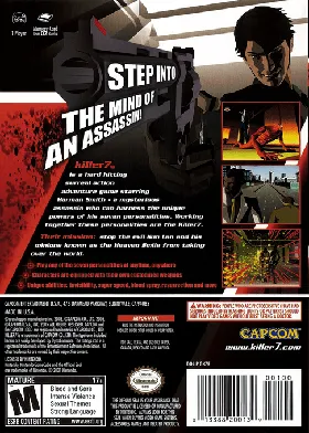 Killer 7 (Disc 2) box cover back